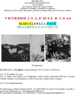 marcia pace 25 aprile 2014 Fragheto