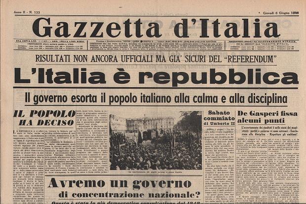 "Gazzetta d'Italia"_ 6 giugno 1946_AILSREC